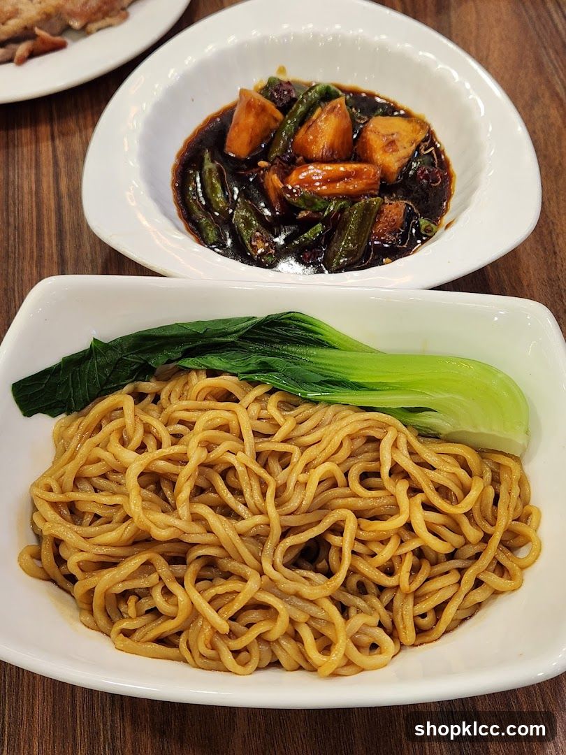 Noodles and Stir-fry Dish