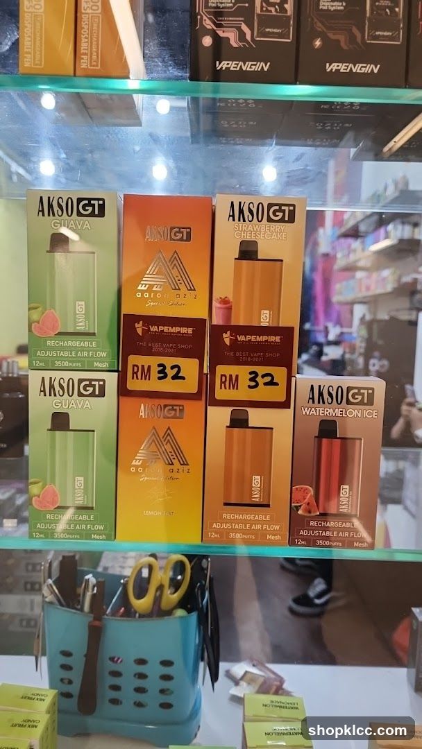 Vape Product Display