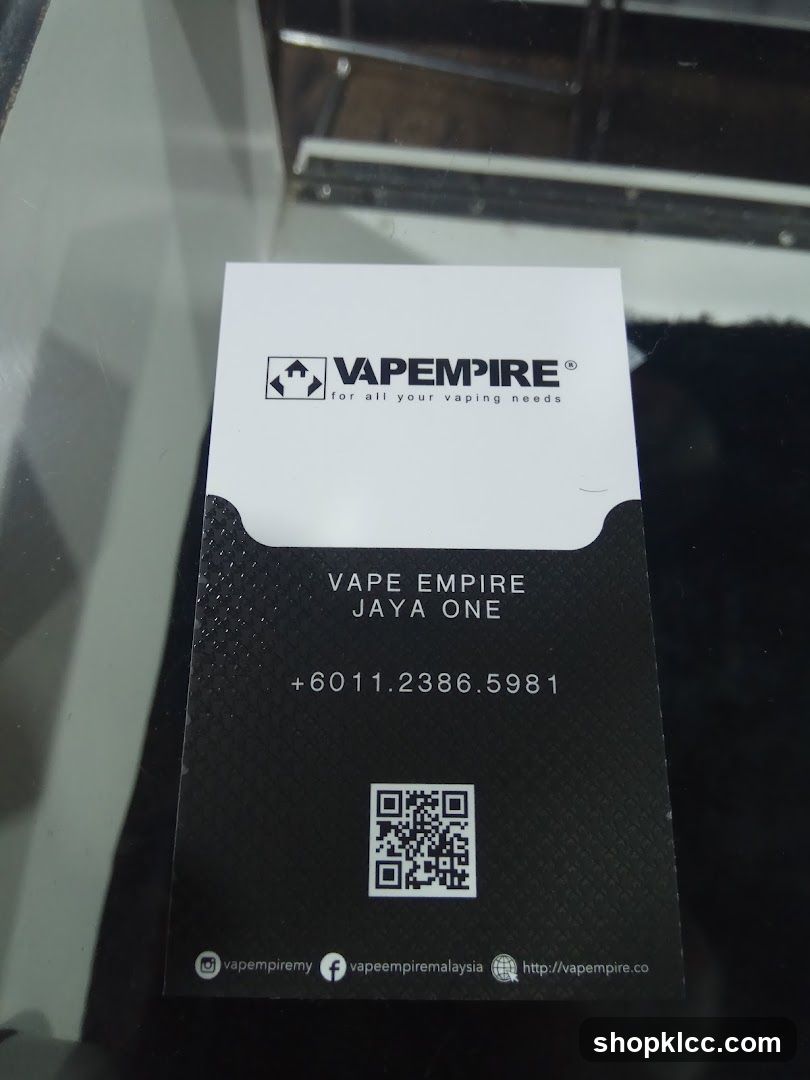 Vape Empire Business Card