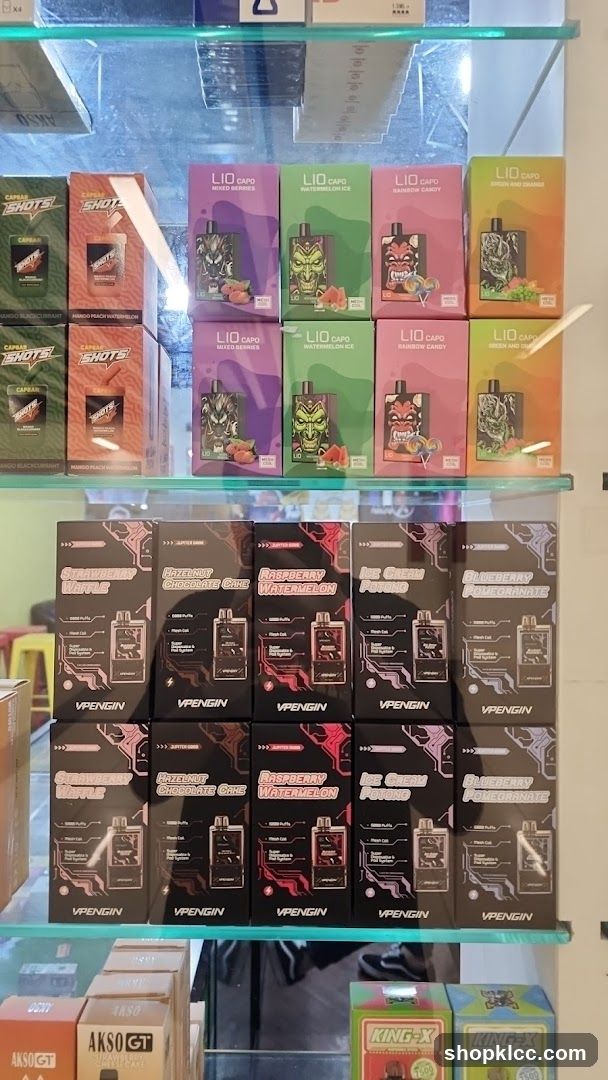 Vape Product Display Shelf
