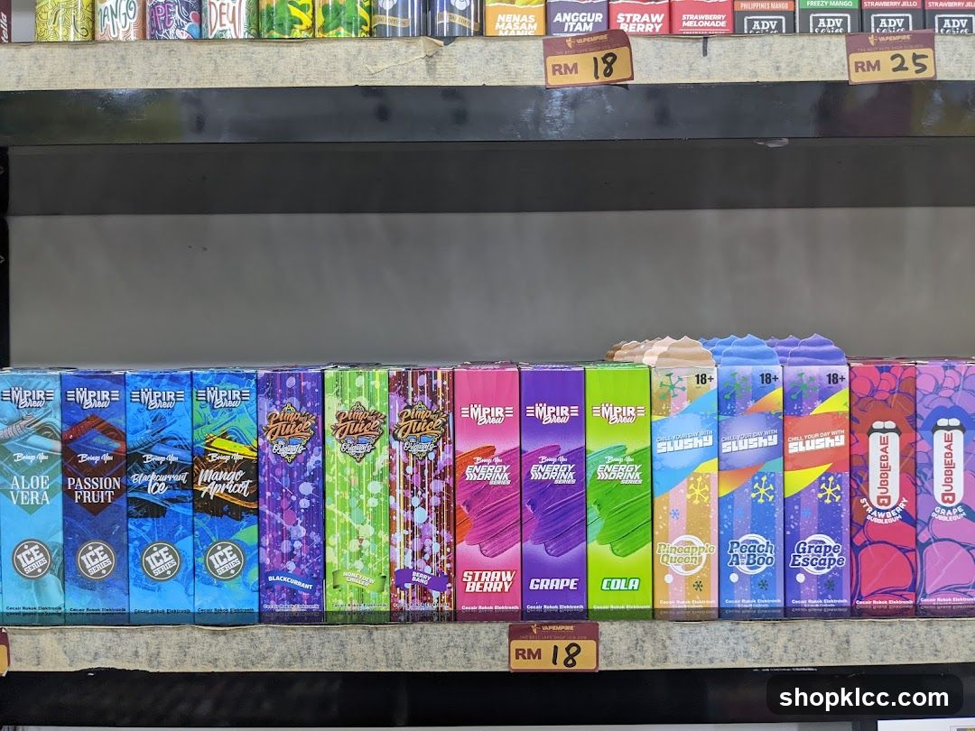 E-liquid Display Shelf