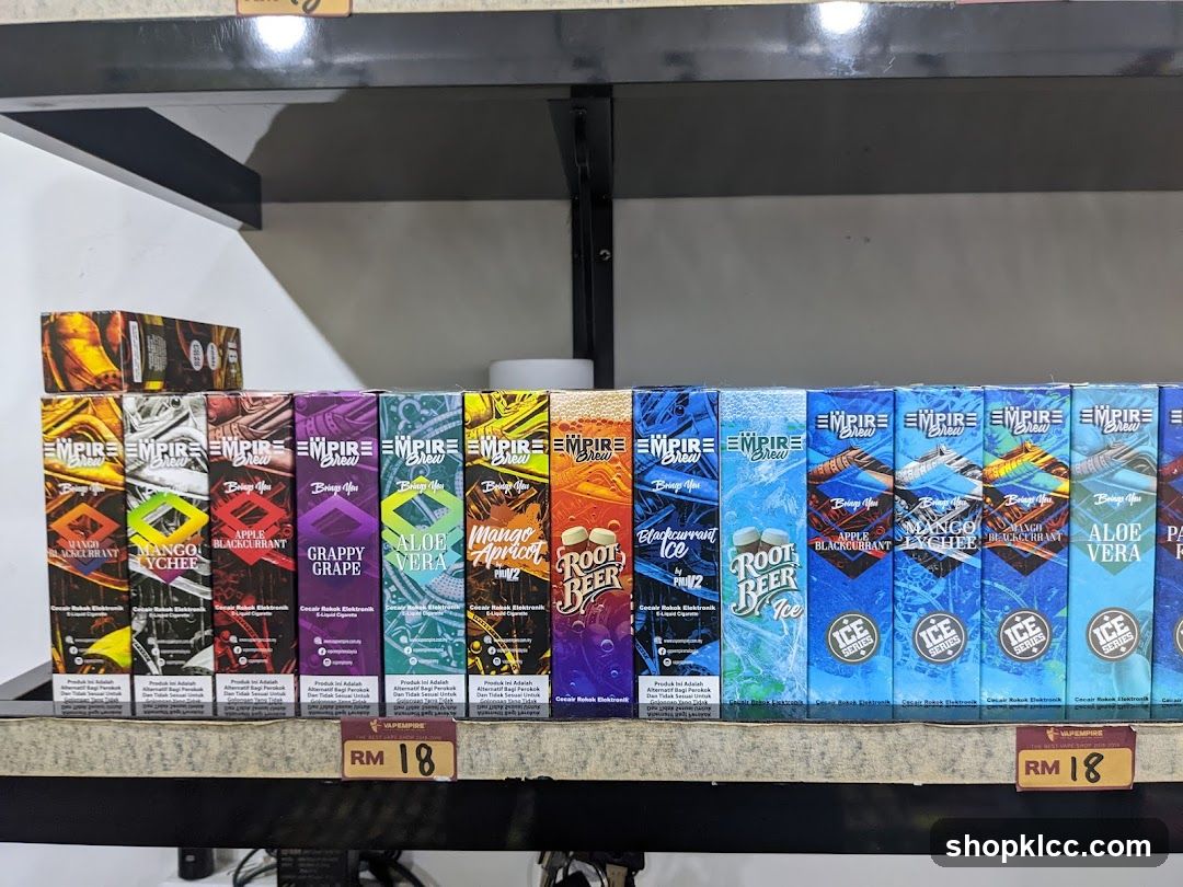 E-liquid Display Shelf