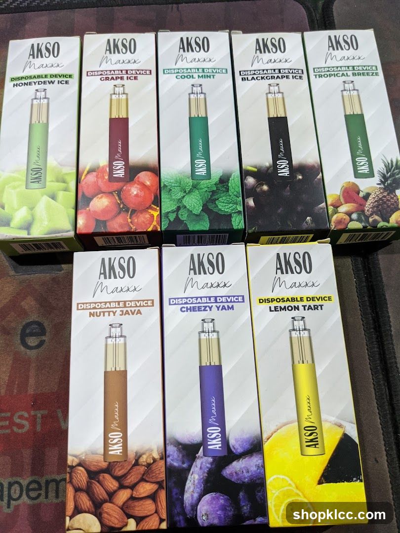 AKSO Maxxx Disposable Vape Boxes