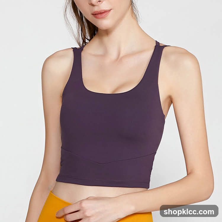 Purple Sports Bra