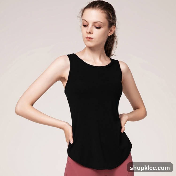 Woman in Black Tank Top