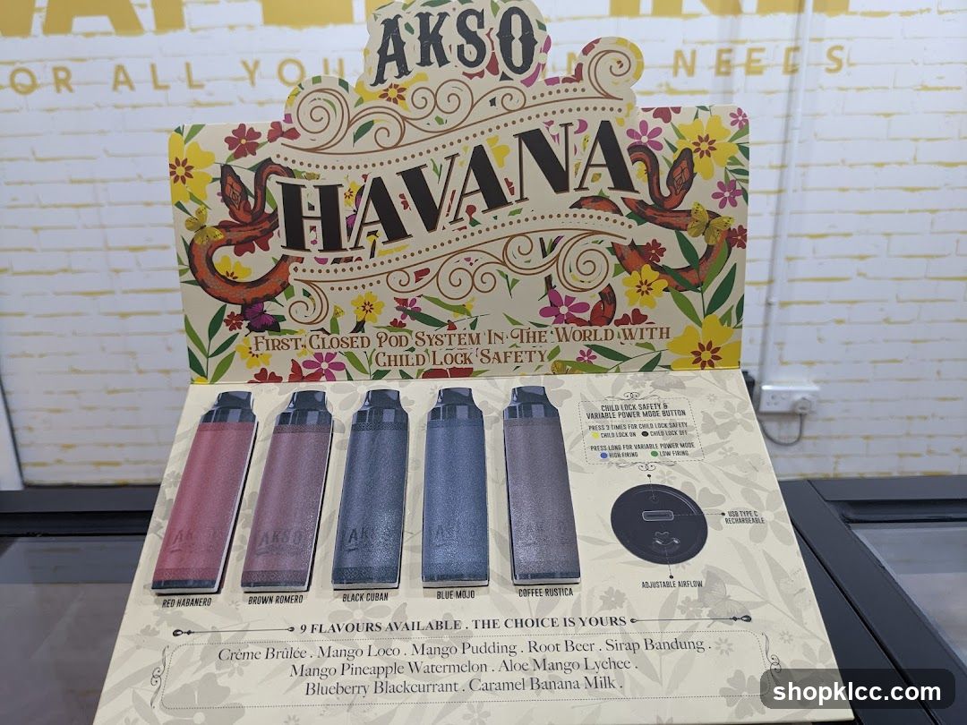 AKSO HAVANA Pod System Display
