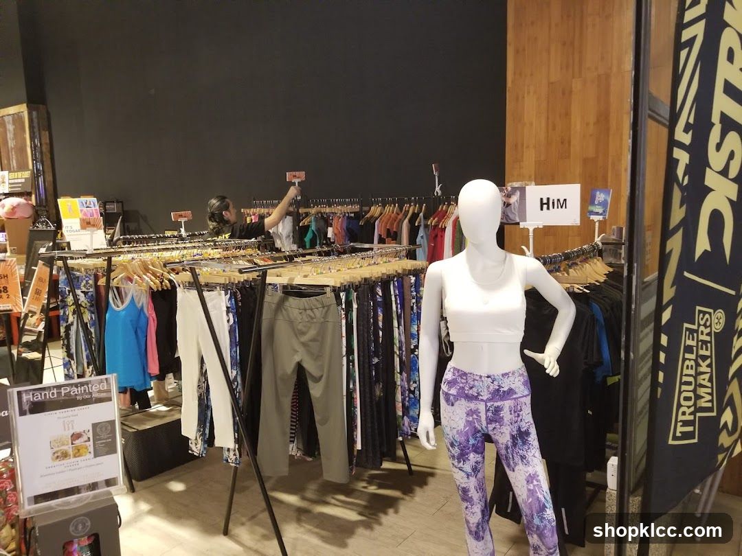 Clothing Store Interior Display