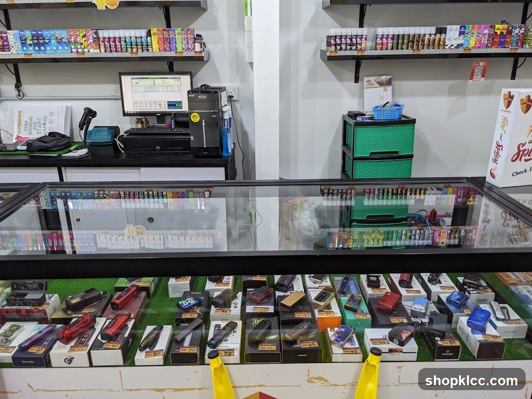 Electronics and Cigarette Shop Interior