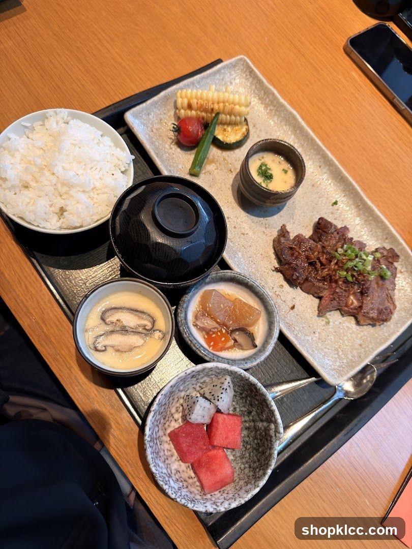 Japanese-style meal set