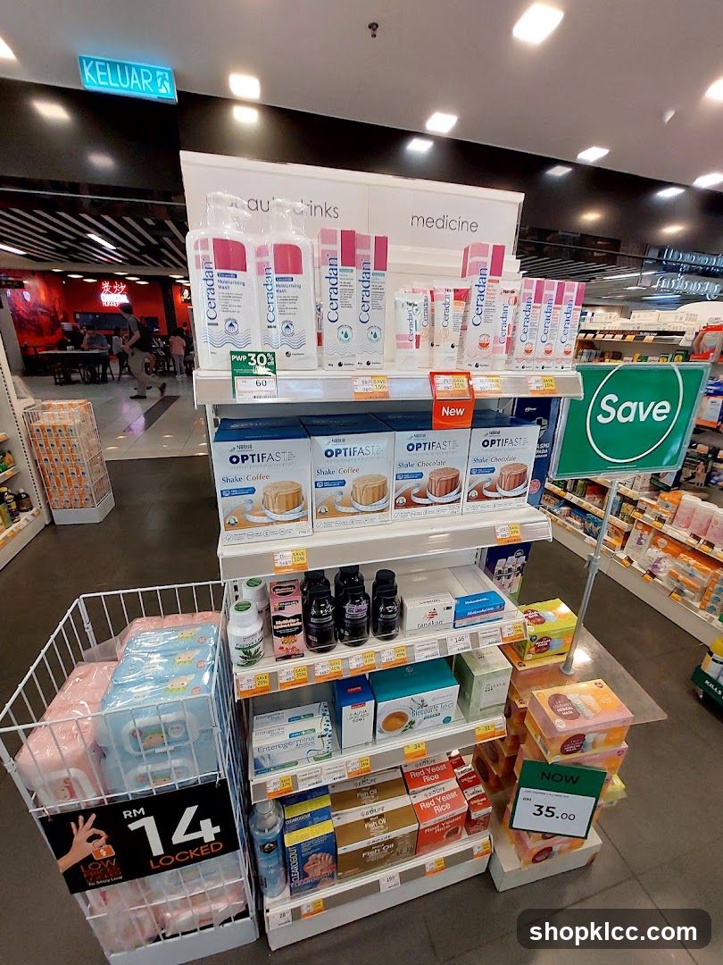 Pharmacy Display Shelf