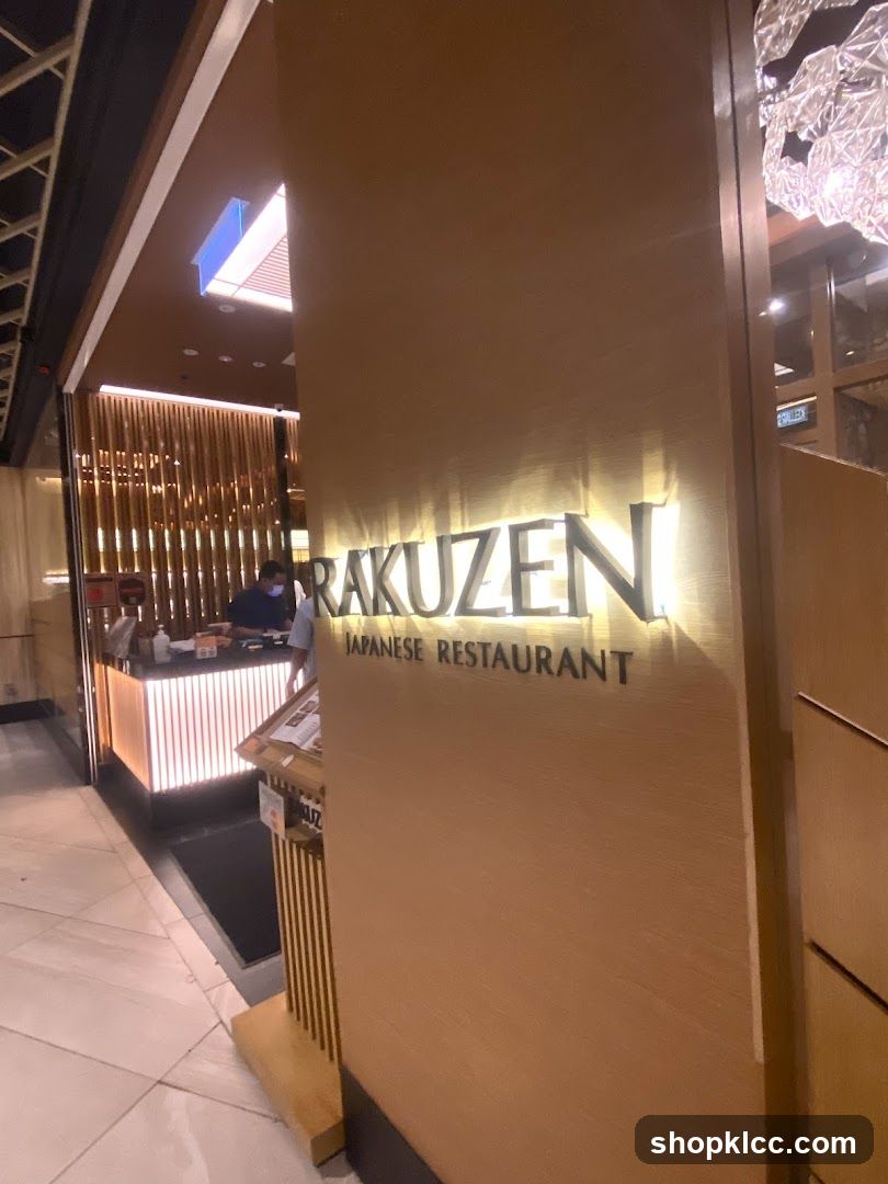 Rakuzen Japanese Restaurant Interior View