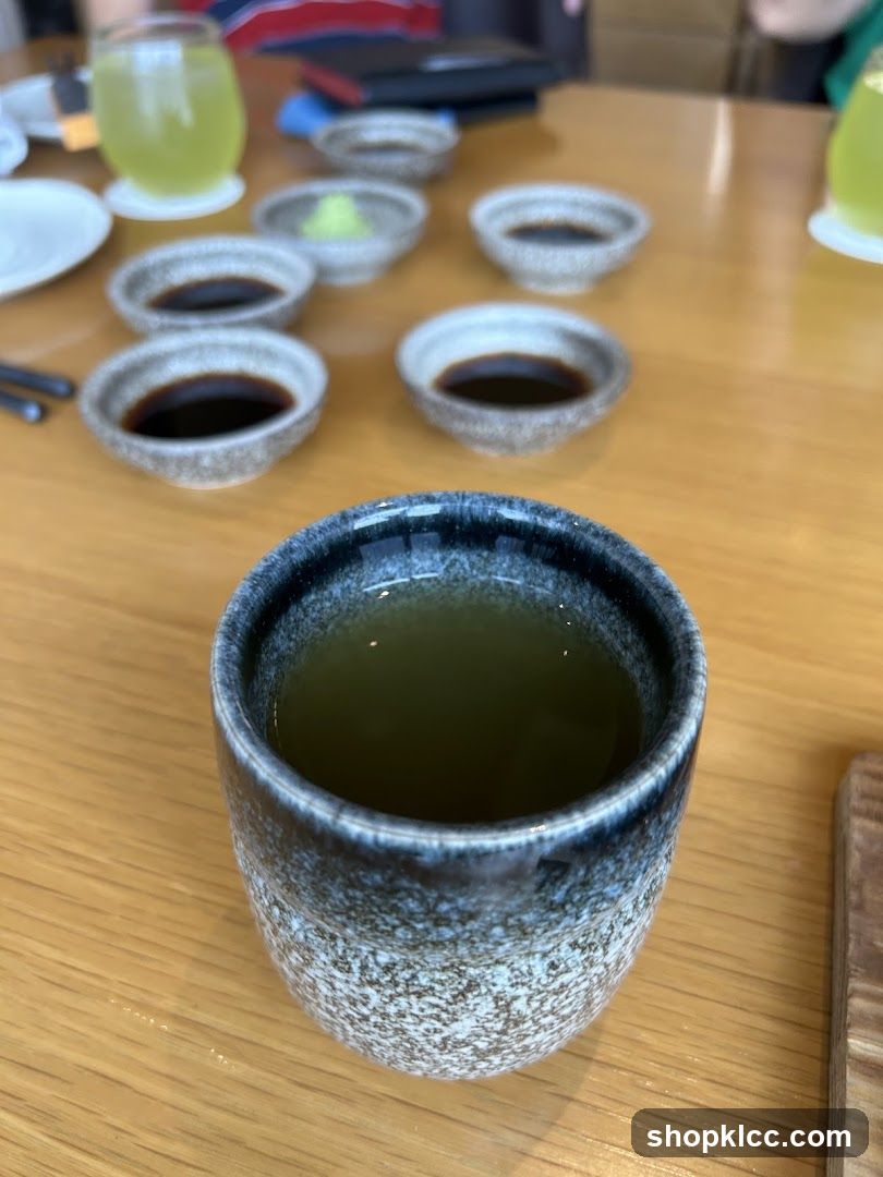 Dining Table with Tea and Condiments