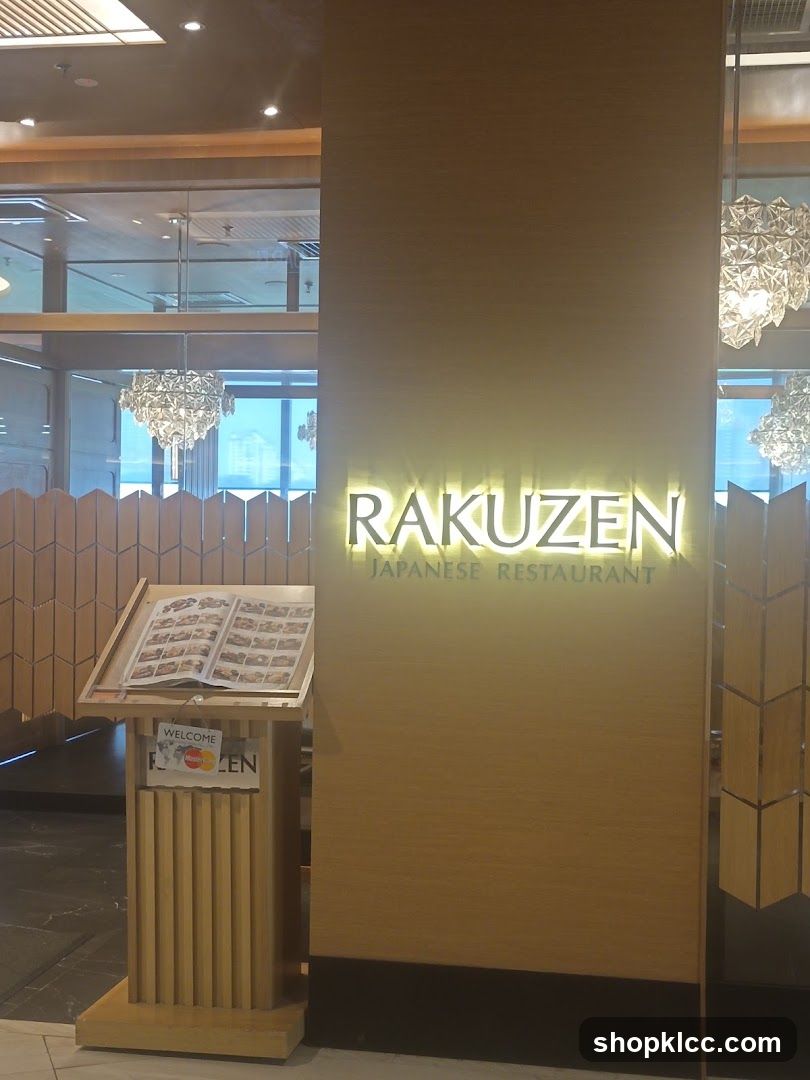 Rakuzen Japanese Restaurant Interior