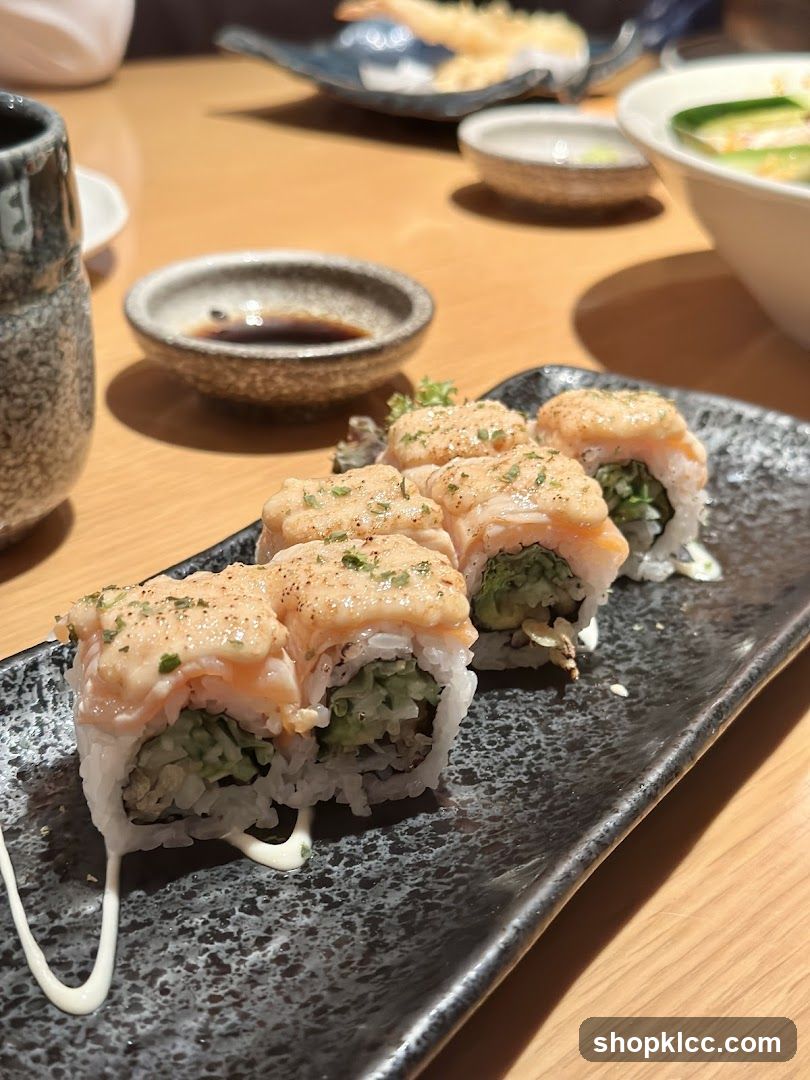 Sushi Platter with Salmon Topping
