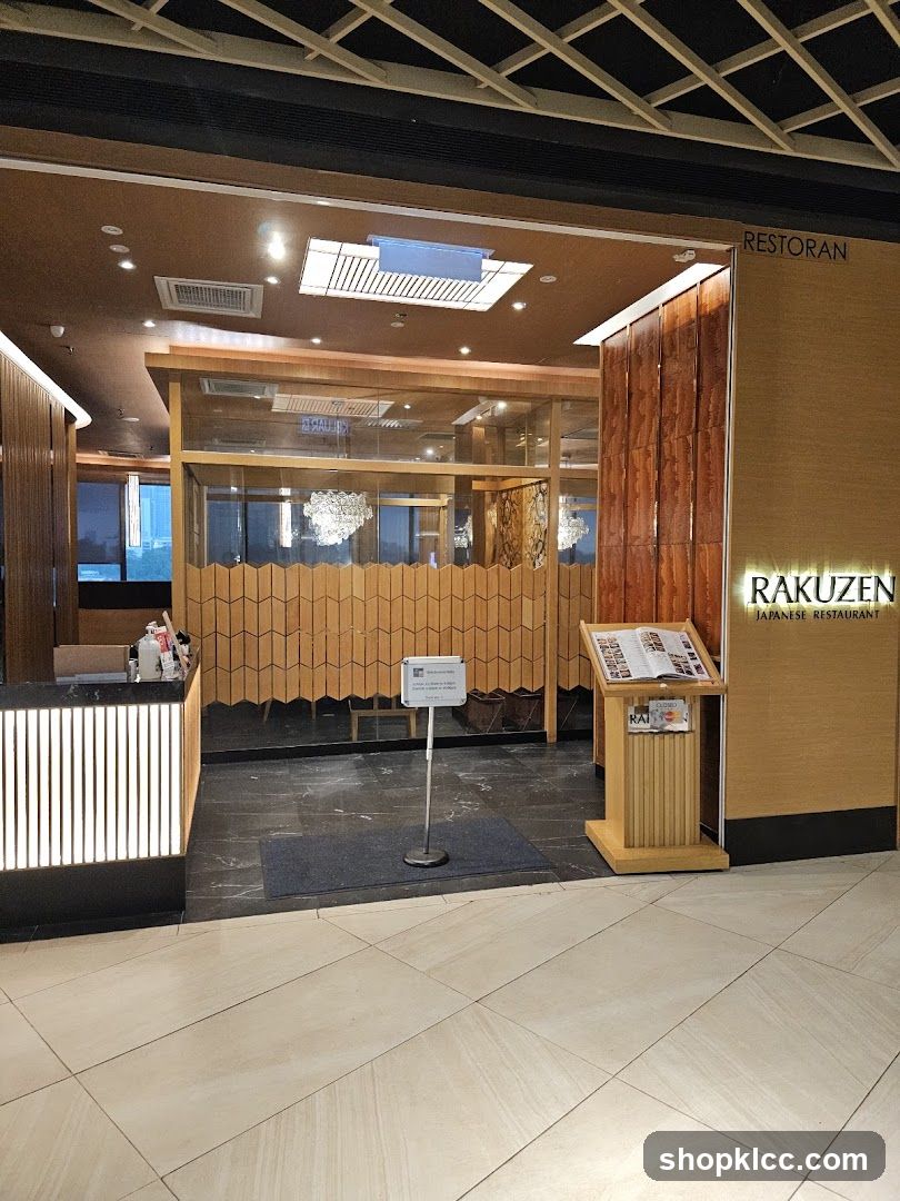 Rakuzen Japanese Restaurant Interior View
