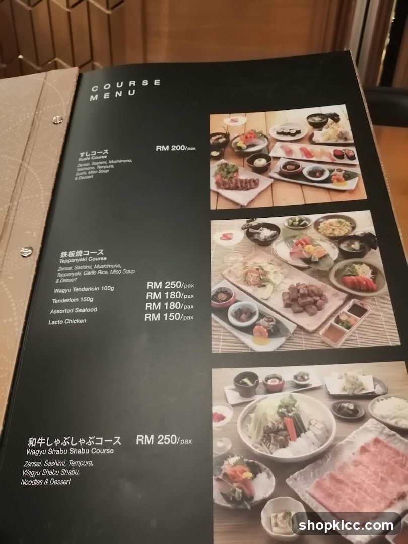 Course Menu