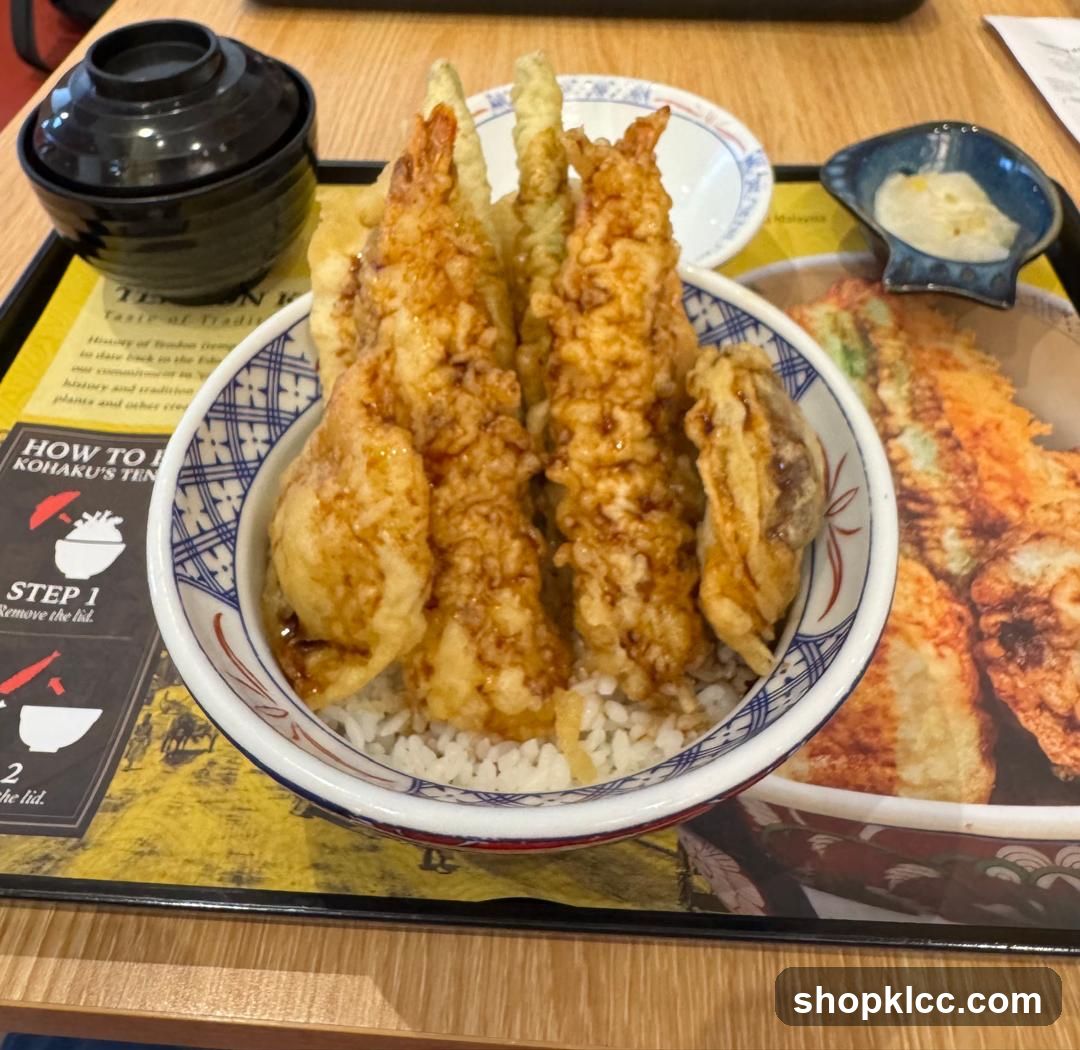 Tempura Rice Bowl Meal
