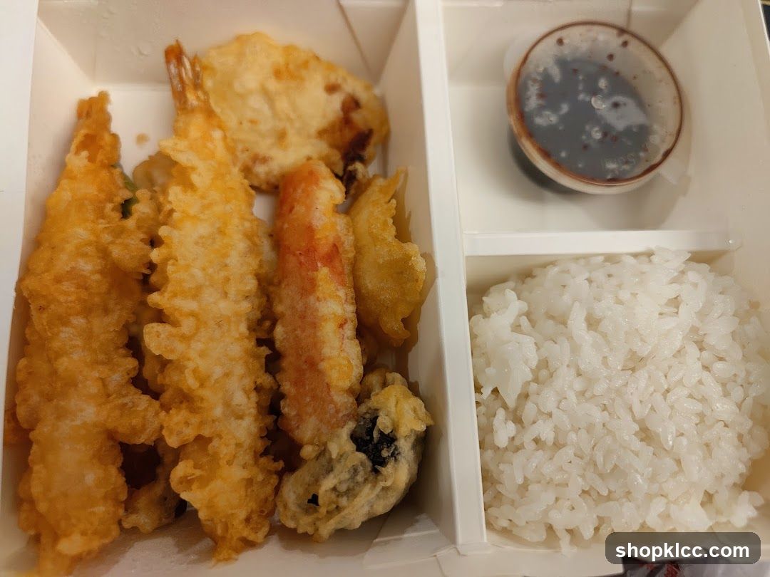 Tempura and Rice Meal