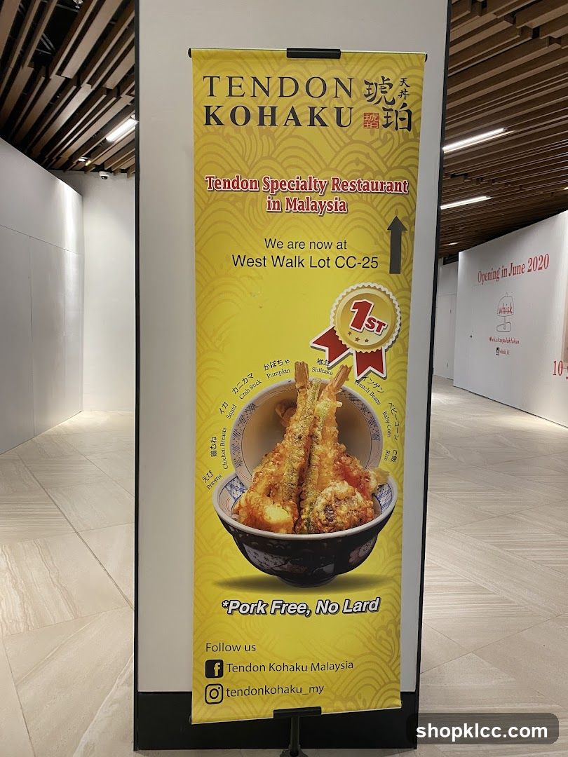Tendon Kohaku Malaysia Ad Banner