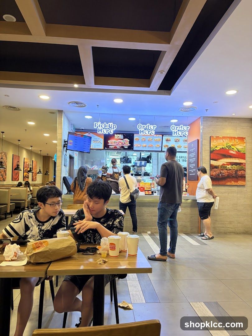 Fast Food Restaurant Interior