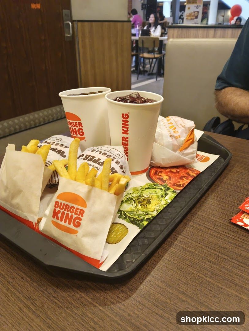 Burger King Meal Tray