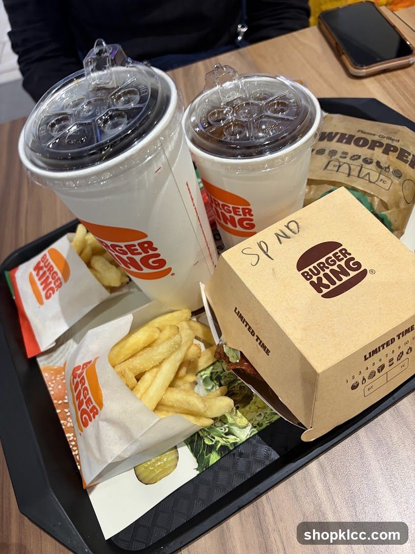 Burger King Meal Tray