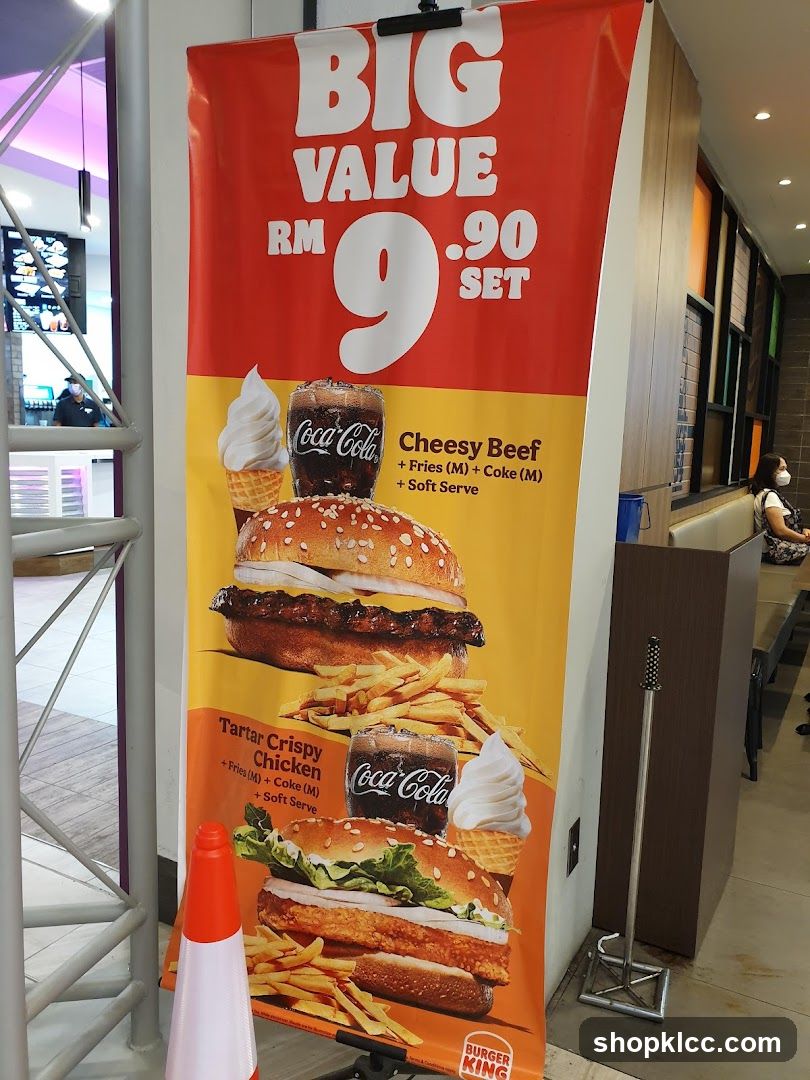 Burger King Big Value Set Ad