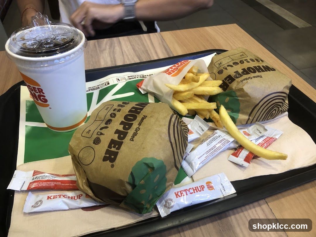 Burger King Meal Tray