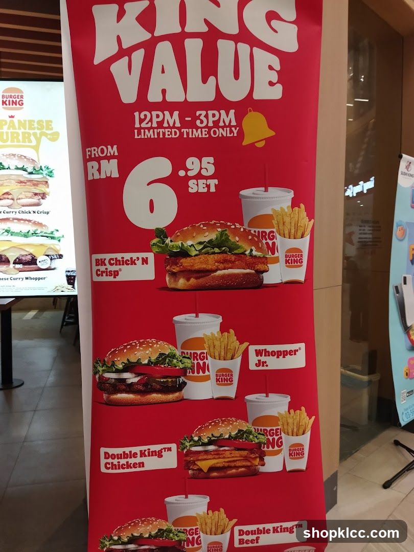 Burger King Value Set Promotion