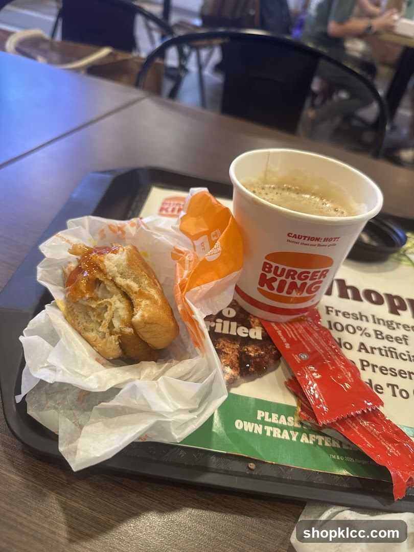 Burger King Meal Tray