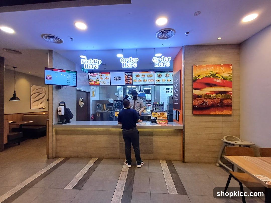 Fast Food Counter Interior