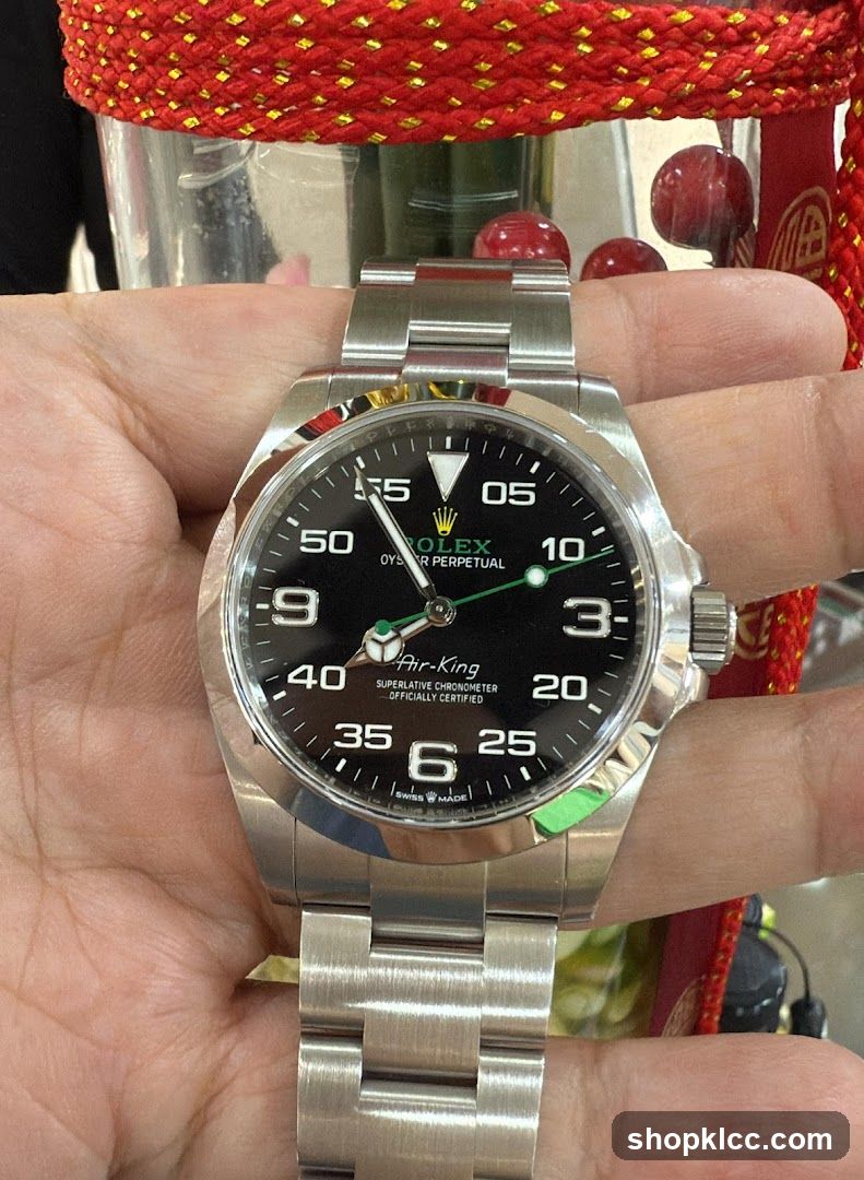 Rolex Air-King Watch Display