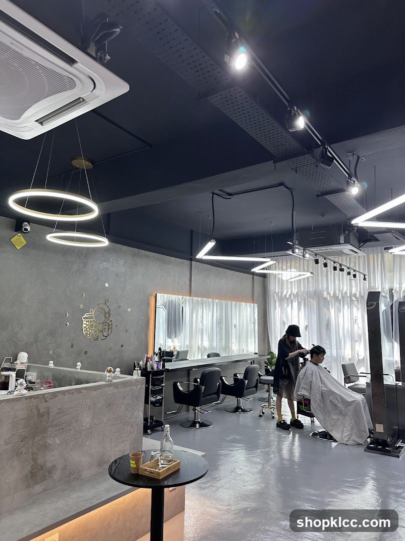 Modern Hair Salon Interior