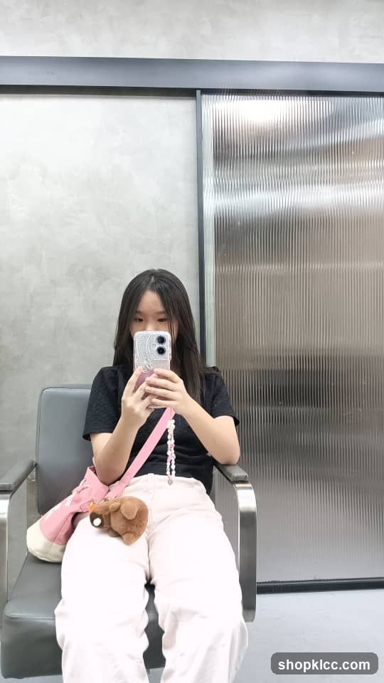 Selfie in a modern interior space