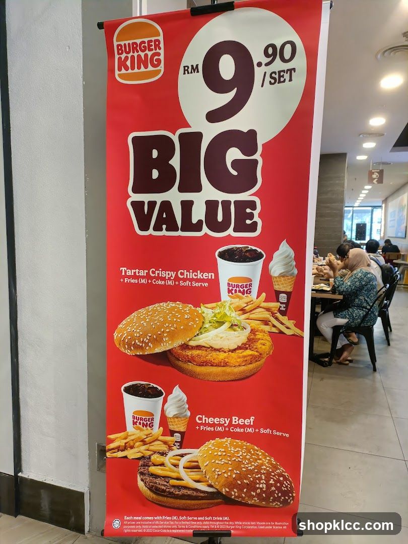 Burger King Big Value Set Ad