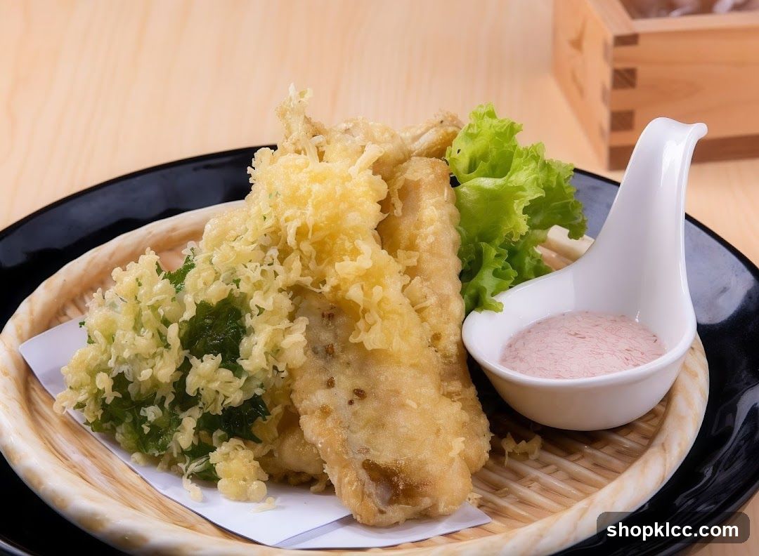 Tempura Dish with Dipping Sauce