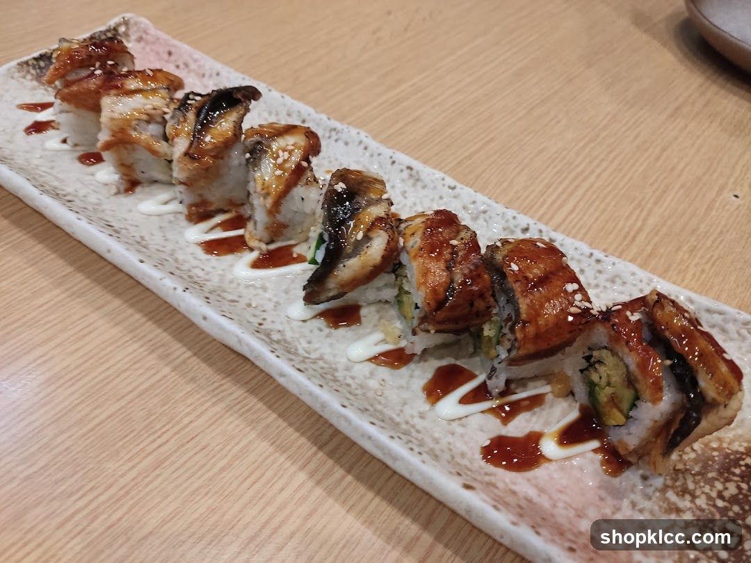 Eel Sushi Platter