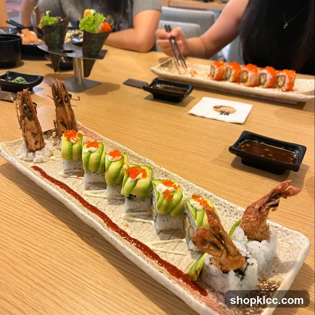 Sushi Platter at Restaurant