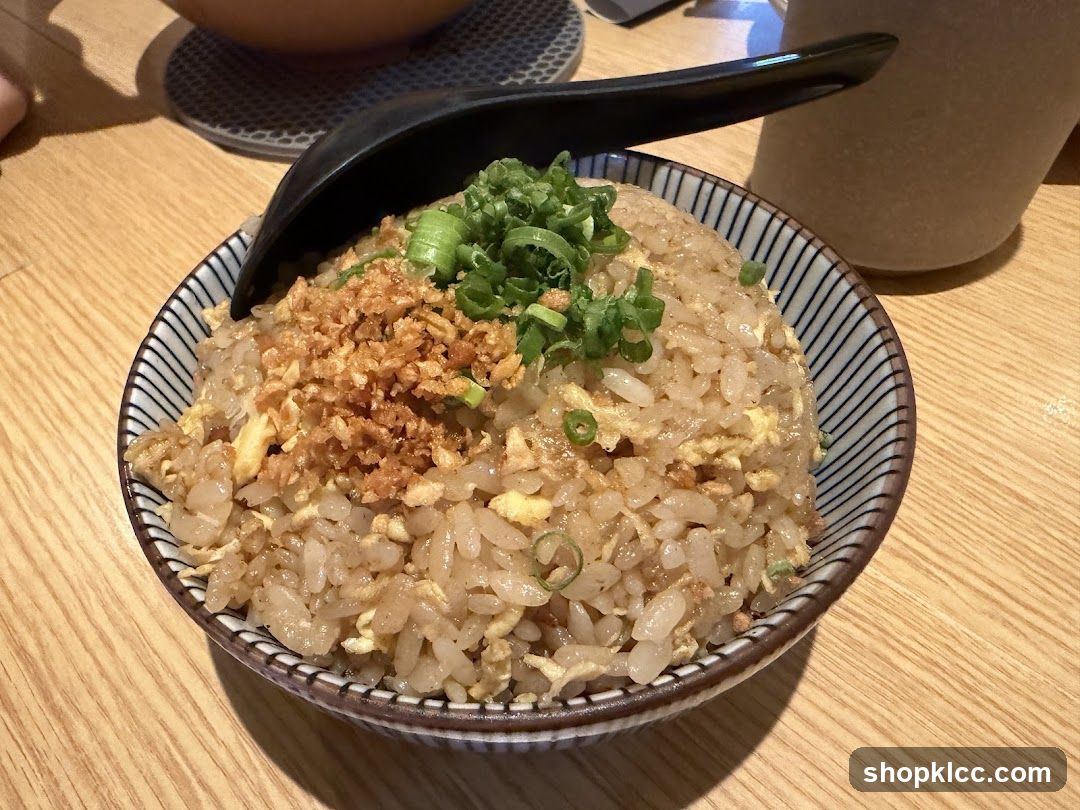 Fried Rice Bowl with Garnish