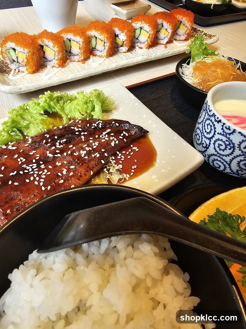 Sushi and Eel Meal