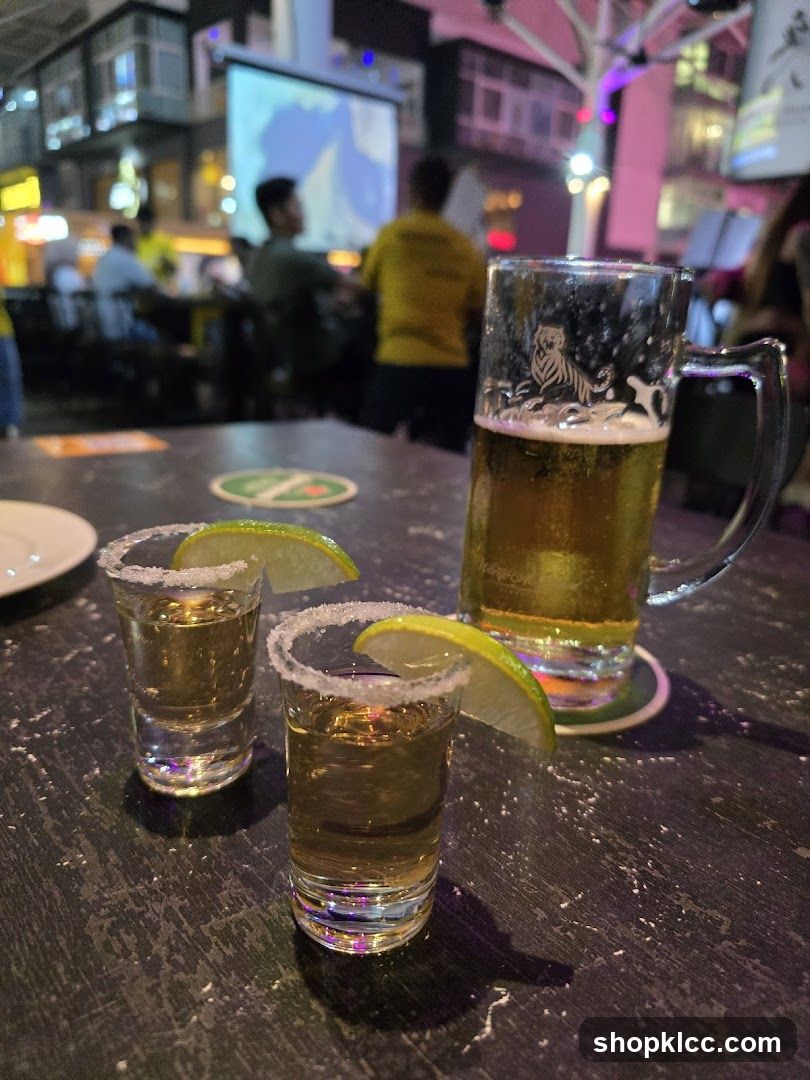 Tequila Shots and Beer