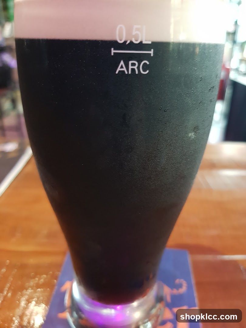 Dark Beer in a Glass