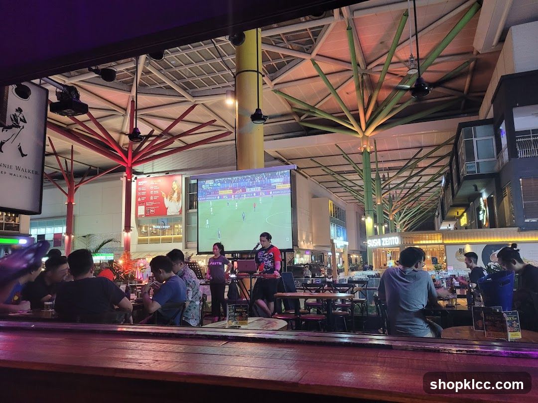 People watching a soccer match at an outdoor venue