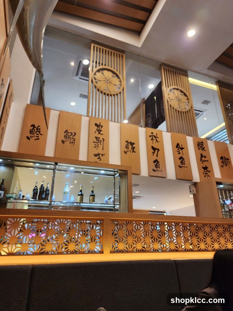 Sushi Restaurant Interior