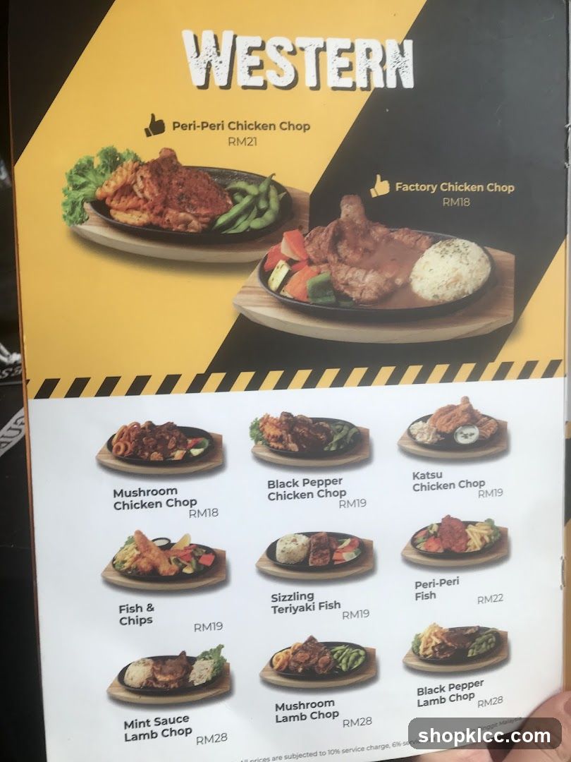Western Menu