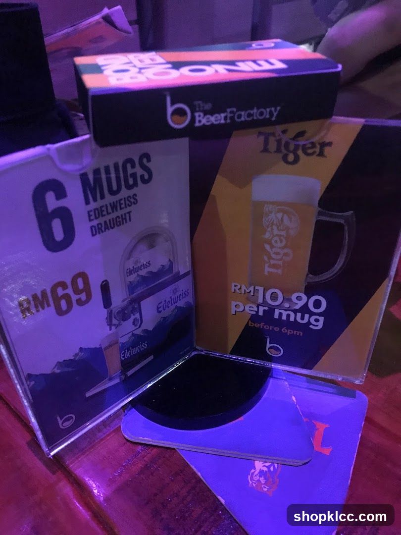 Beer promotions