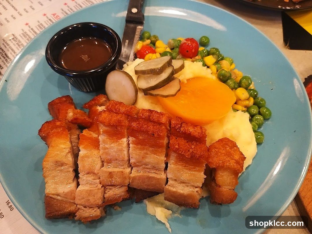 Crispy Pork Belly with Sides