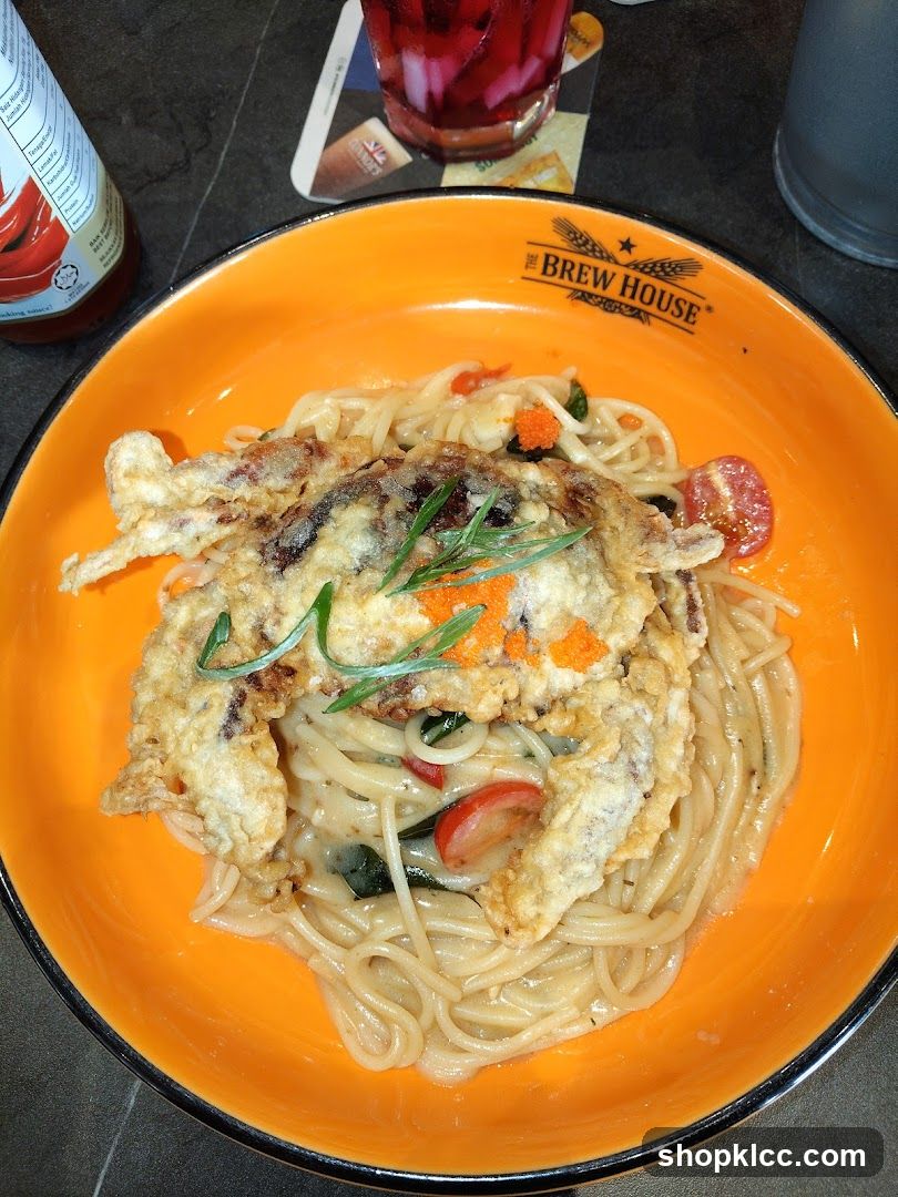 Soft Shell Crab Spaghetti