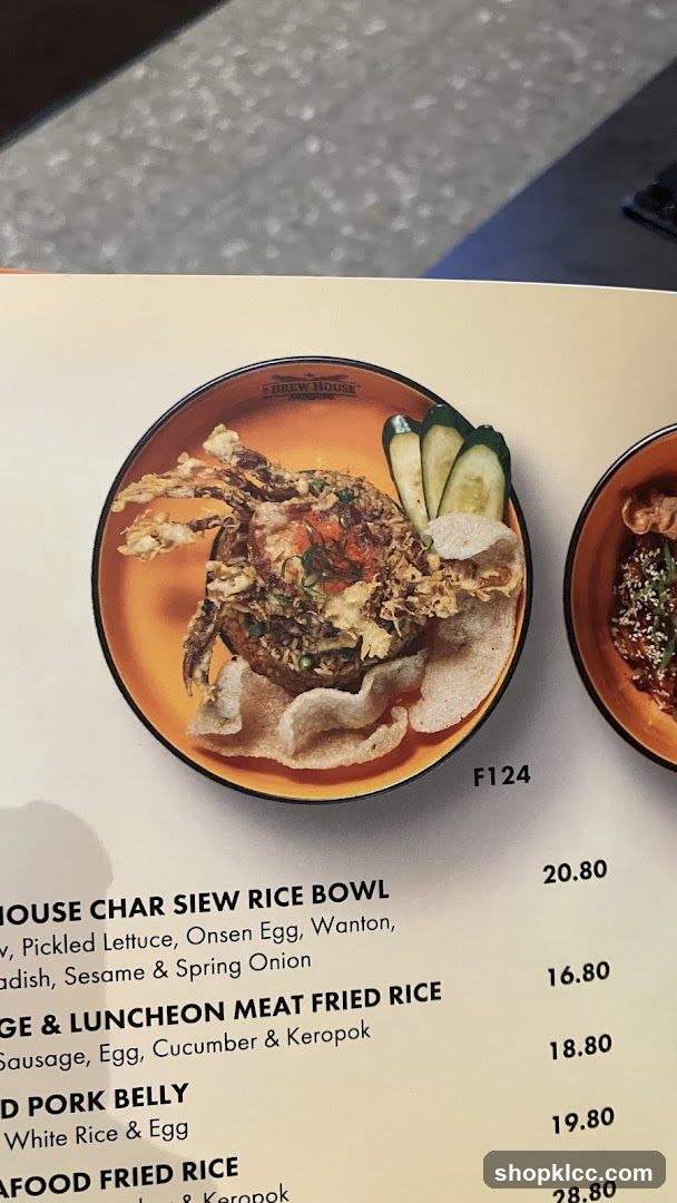 Brew House Menu