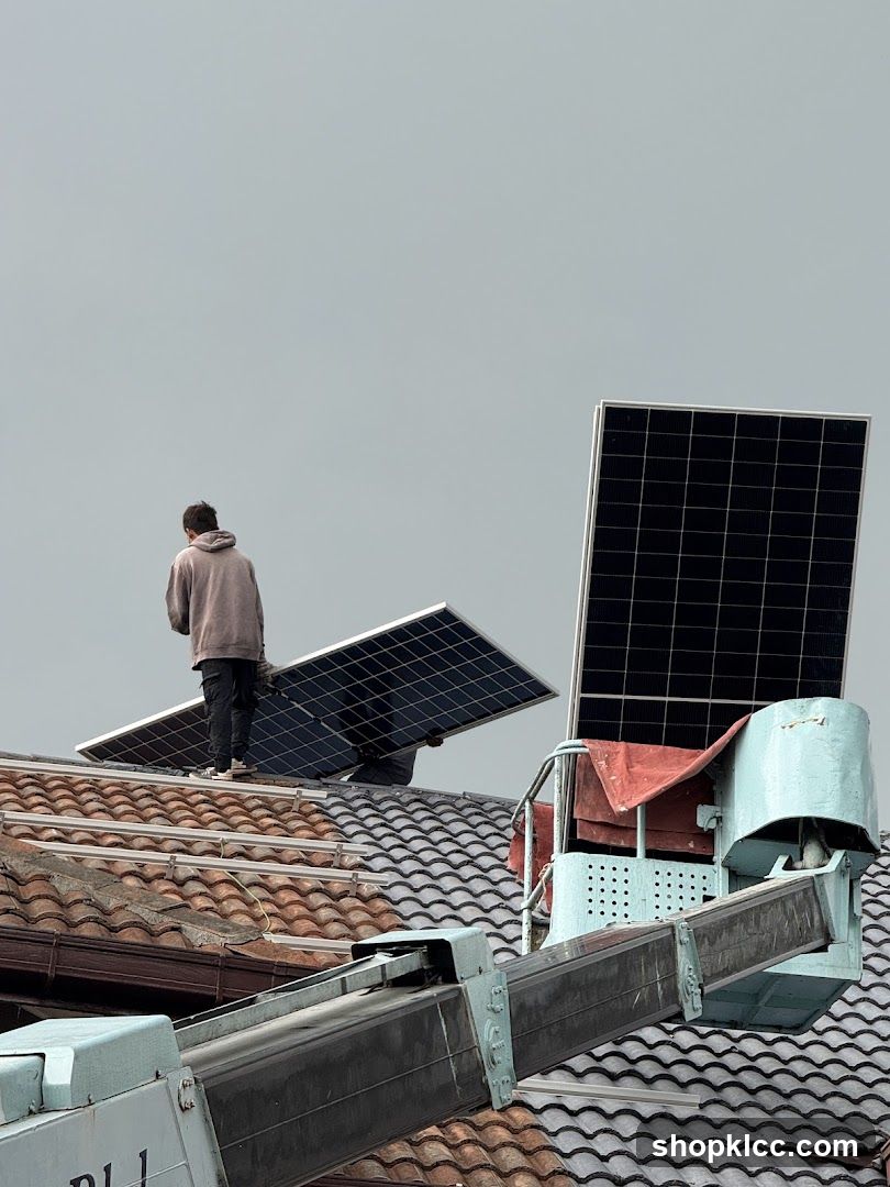 Solar Panel Installation on Roof